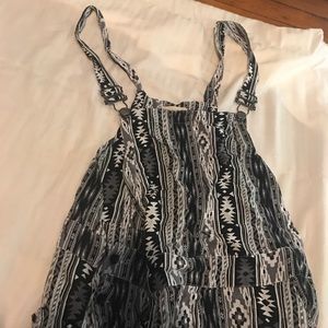 Aztec print overalls- cloth