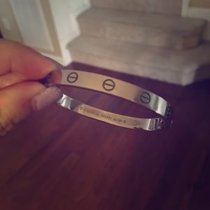 Cartier Love Bracelet, 18k white gold, size 16