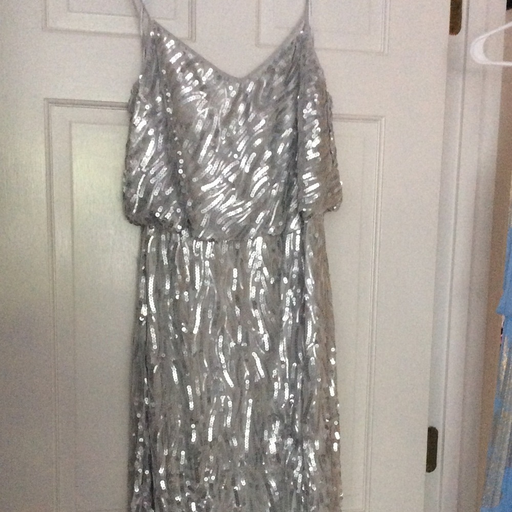 Donna Morgan Sequin Gown - Picture 1 of 3