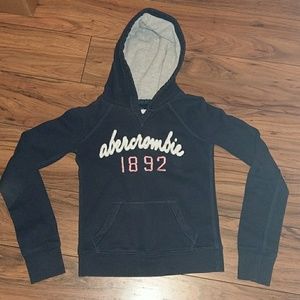 Abercrombie navy blue hoodie