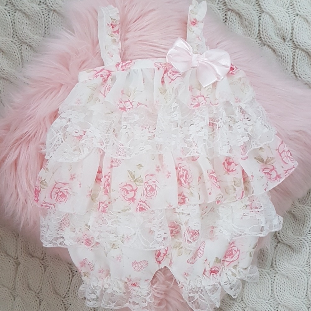 Koala Baby boutique soft floral romper