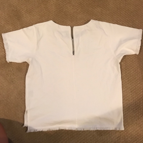 White Denim Madewell Blouse - Picture 2 of 3