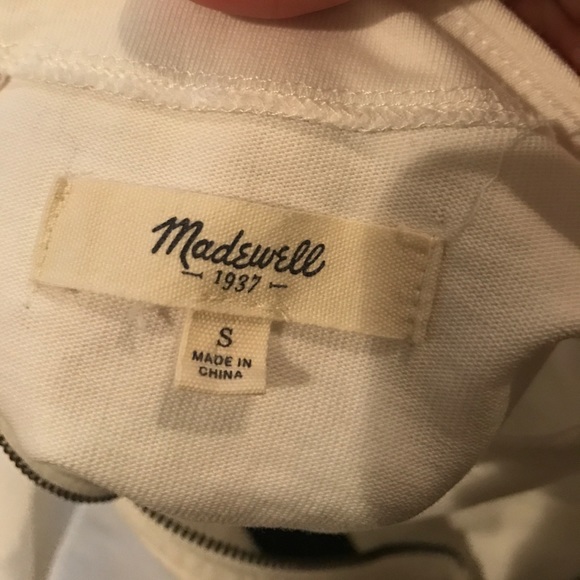 White Denim Madewell Blouse - Picture 3 of 3