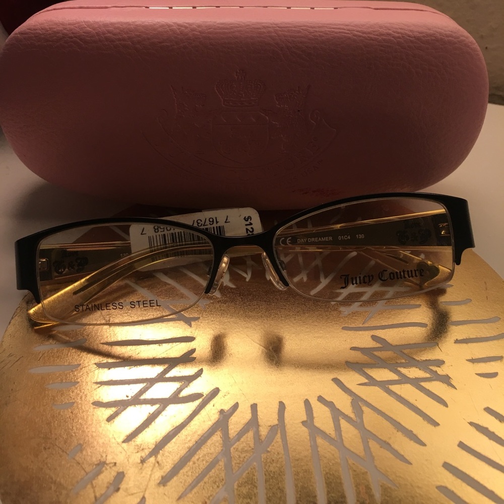 Brand new Juicy couture frames black and gold