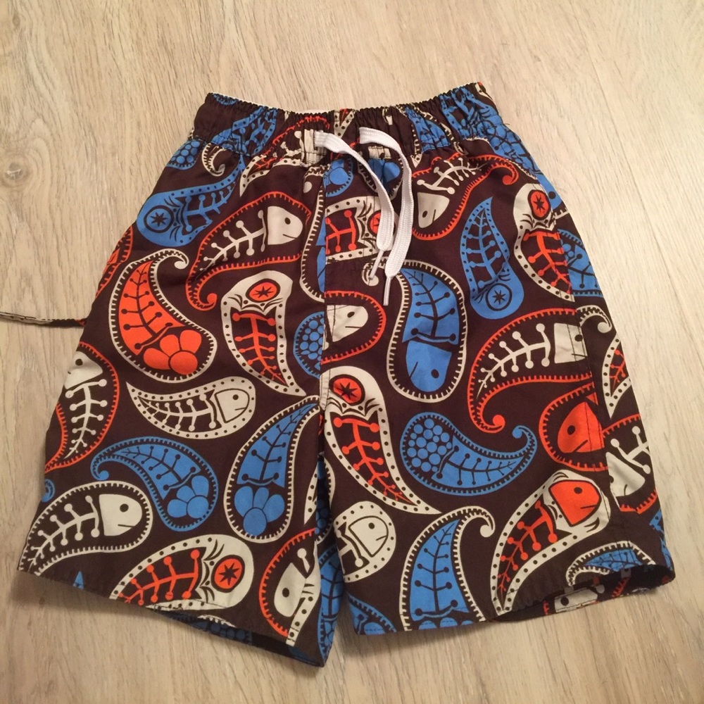 EUC Wes and Willy swim trunks