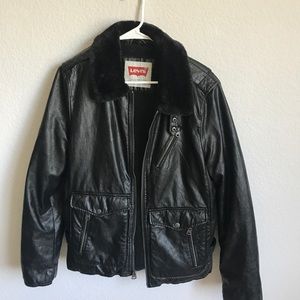 Levi's Faux Leather & Fur Jacket