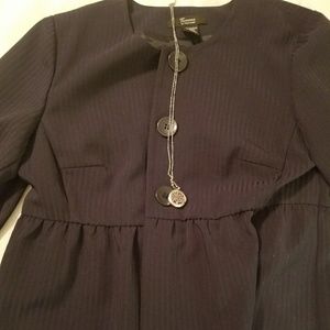 Traces blue peplum blazer