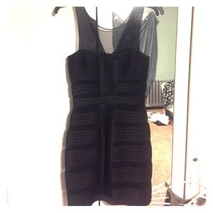 Cache black bandage dress