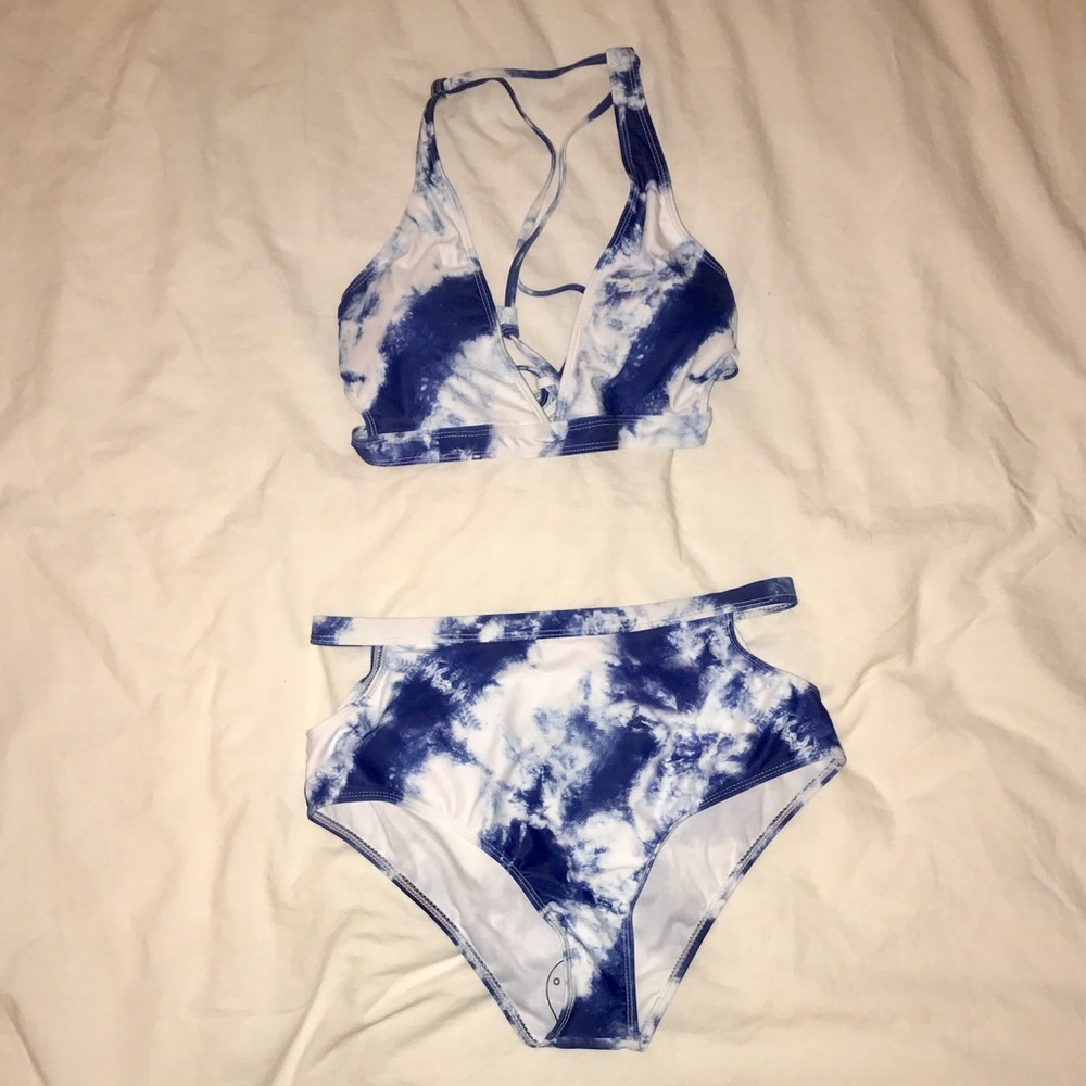 Tye Dye bikini set. NEVER WORN.