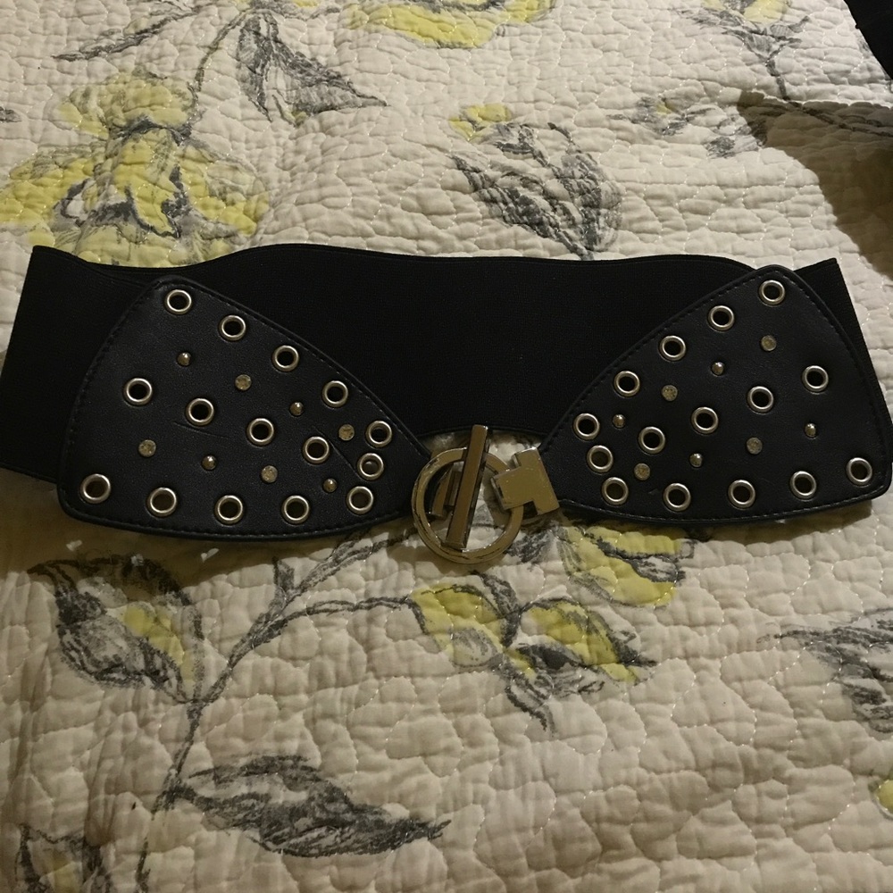 Bebe black medium belt