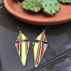 Statement Threaded Earrings