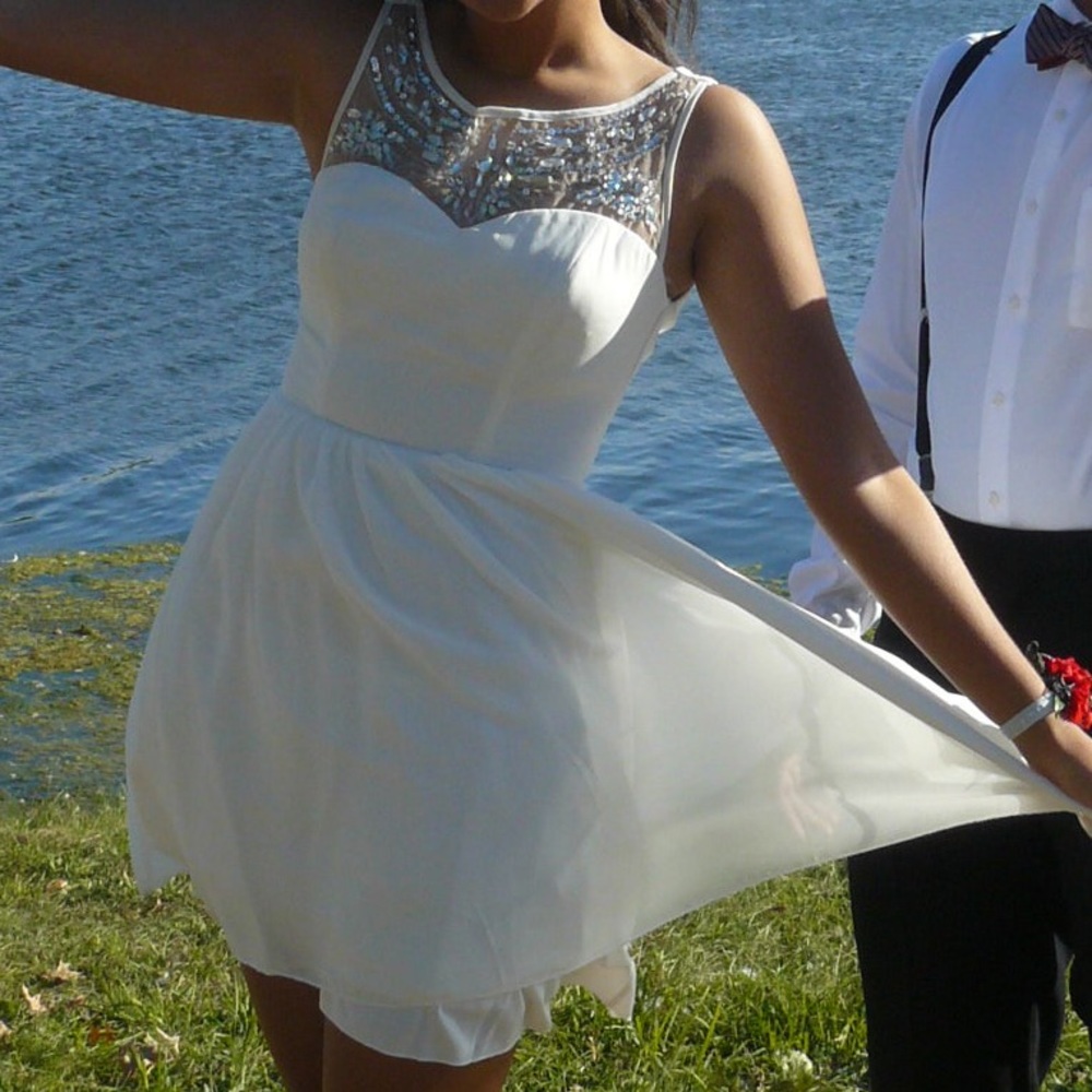 White Homecoming Dress