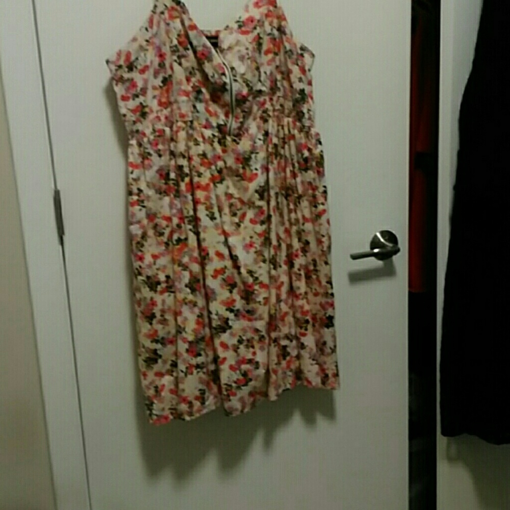 Multi colored flower dress