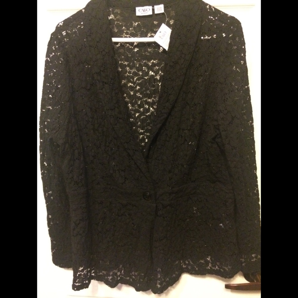 Lace blazer size 16 to 18