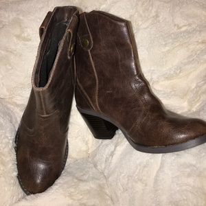 Brown Ankle Booties