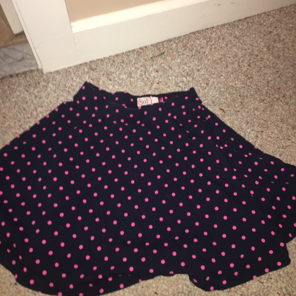 Polka dot skater skirt