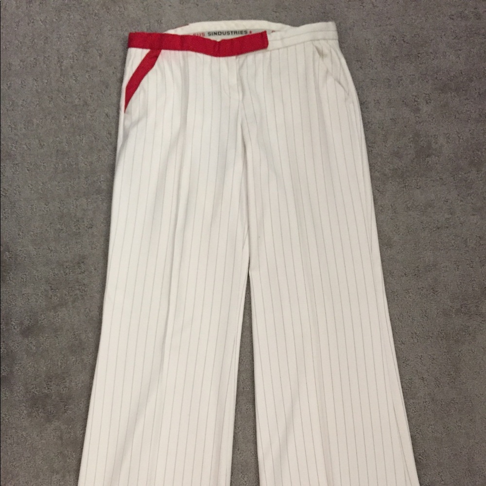 Pinstriped Pants