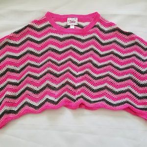 Justice 1/2 Poncho Sweater