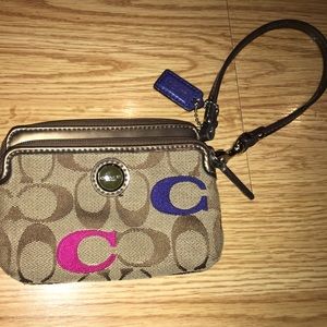 Coach wristlet