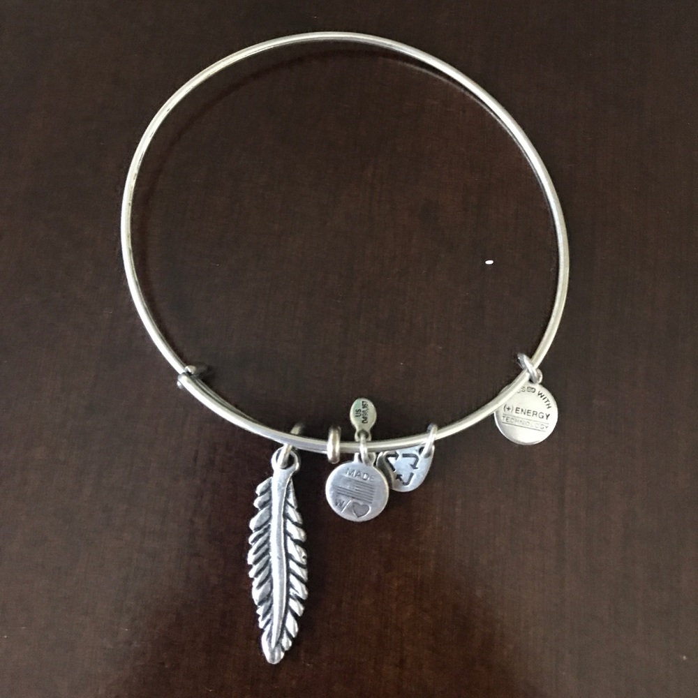 Feather Alex and Ani bracket