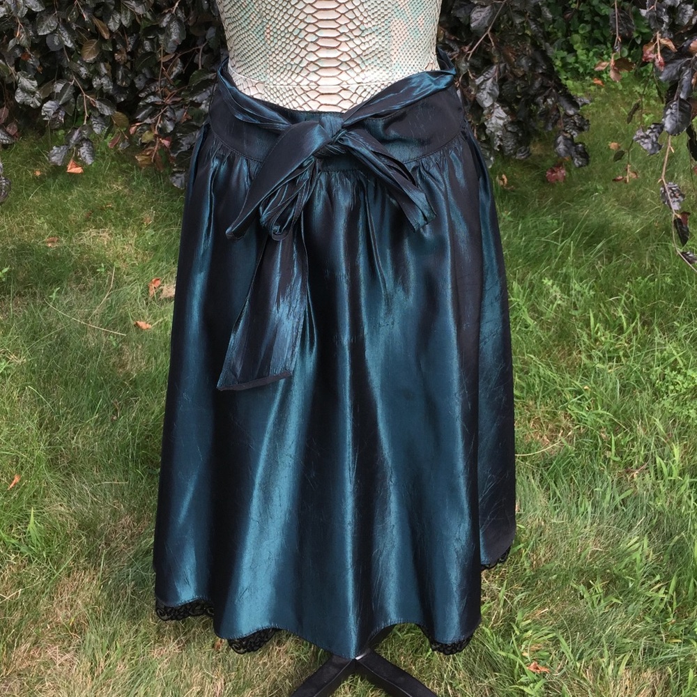 SALE Blue Metallic Skirt
