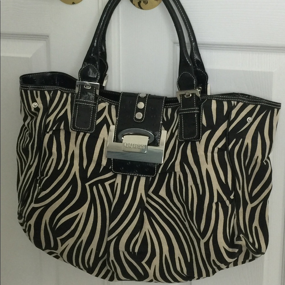 Guess Handbag black/beige