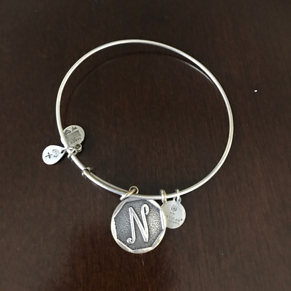 Letter "N" Alex and Ani bracelet
