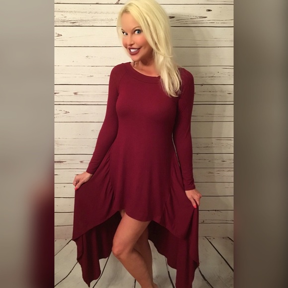 SALE❤️LAST 3! ! Long Sleeve Jersey Knit Dress! - Picture 2 of 3