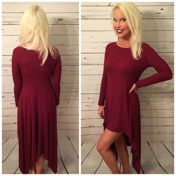 SALE❤️LAST 3! ! Long Sleeve Jersey Knit Dress! - Picture 3 of 3