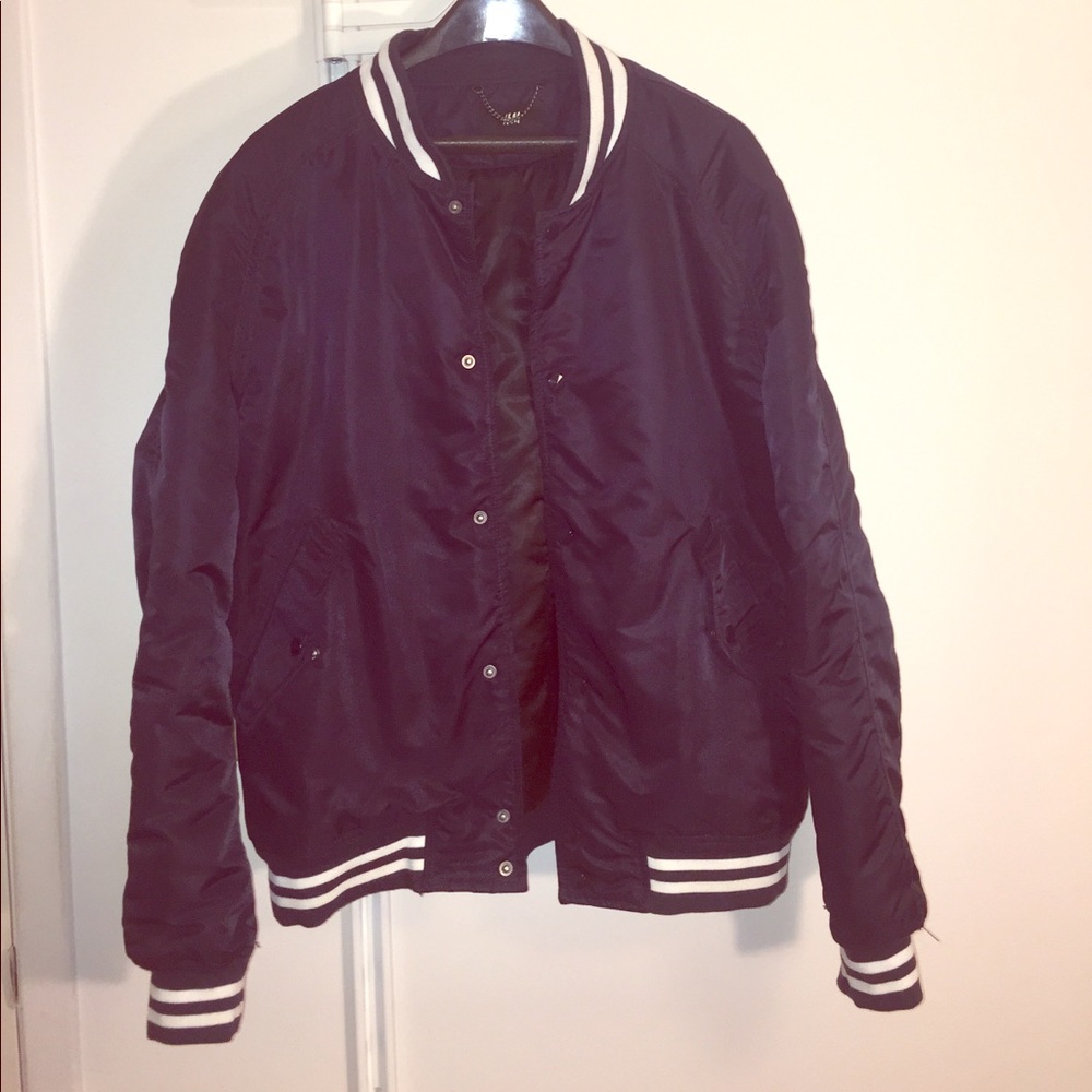 H&M Baseball Jacket- Navy Blue