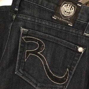 Rock & Republic dark denim jeans 25