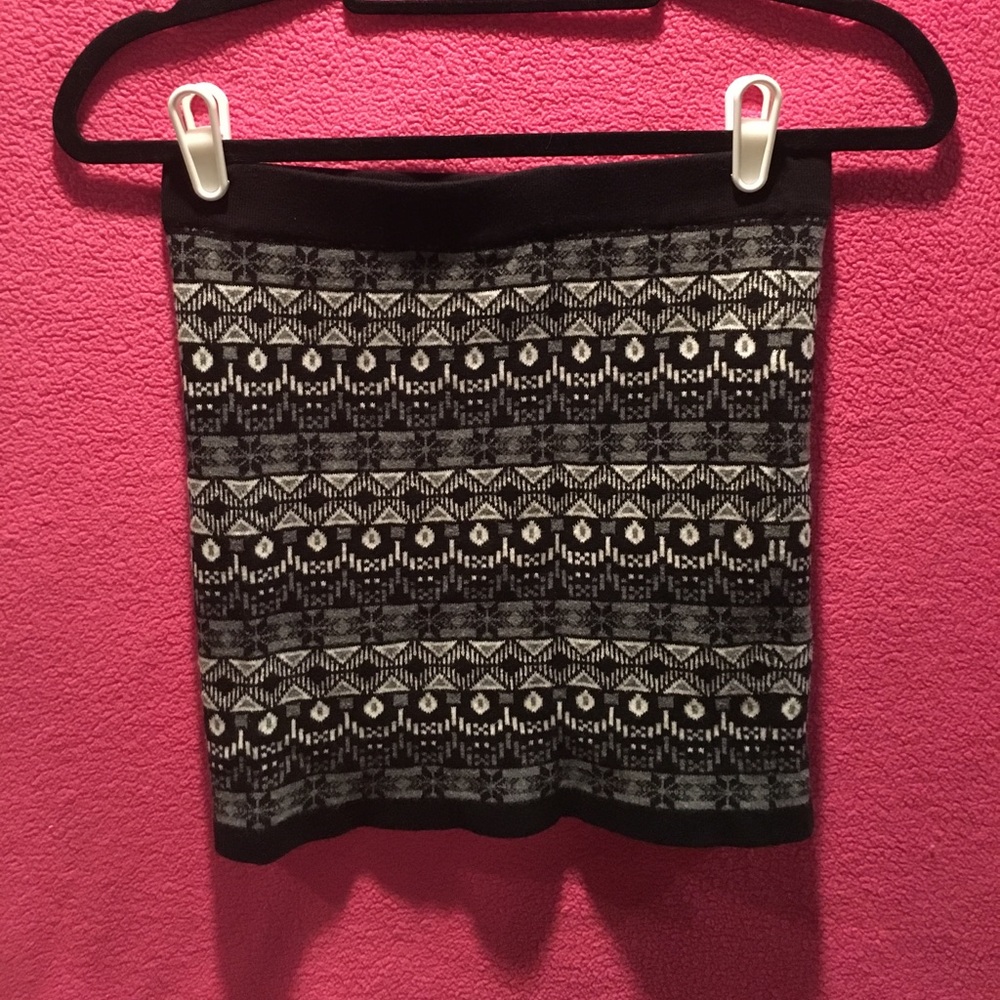 F21 Knit Winter Mini Skirt