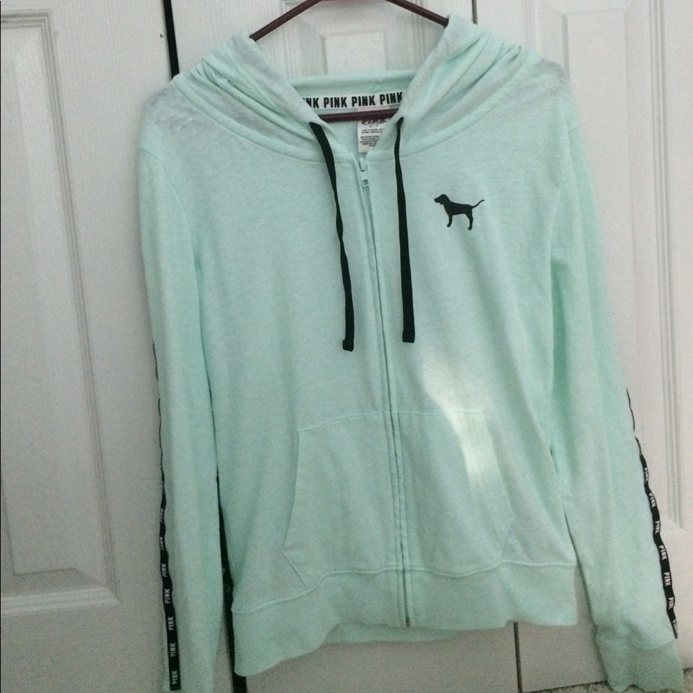 NWOT Victoria's Secret pink full zip jacket