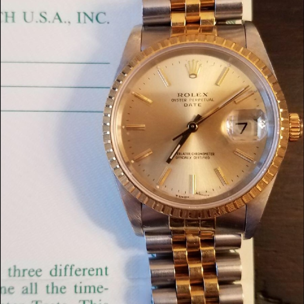 Rolex oyster perpetual watch