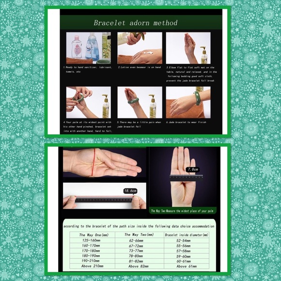 Last one Beautiful natural green jade bangle - Picture 3 of 4