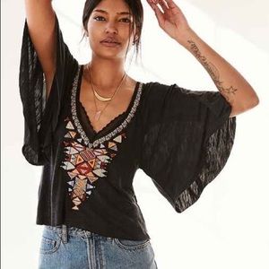 SALE Never Worn Urban Outfitters Embroidered Top