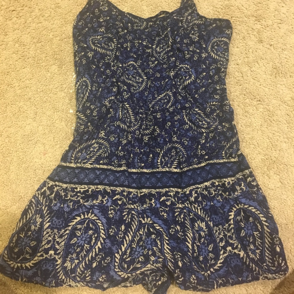 Spaghetti strap romper from pacsun