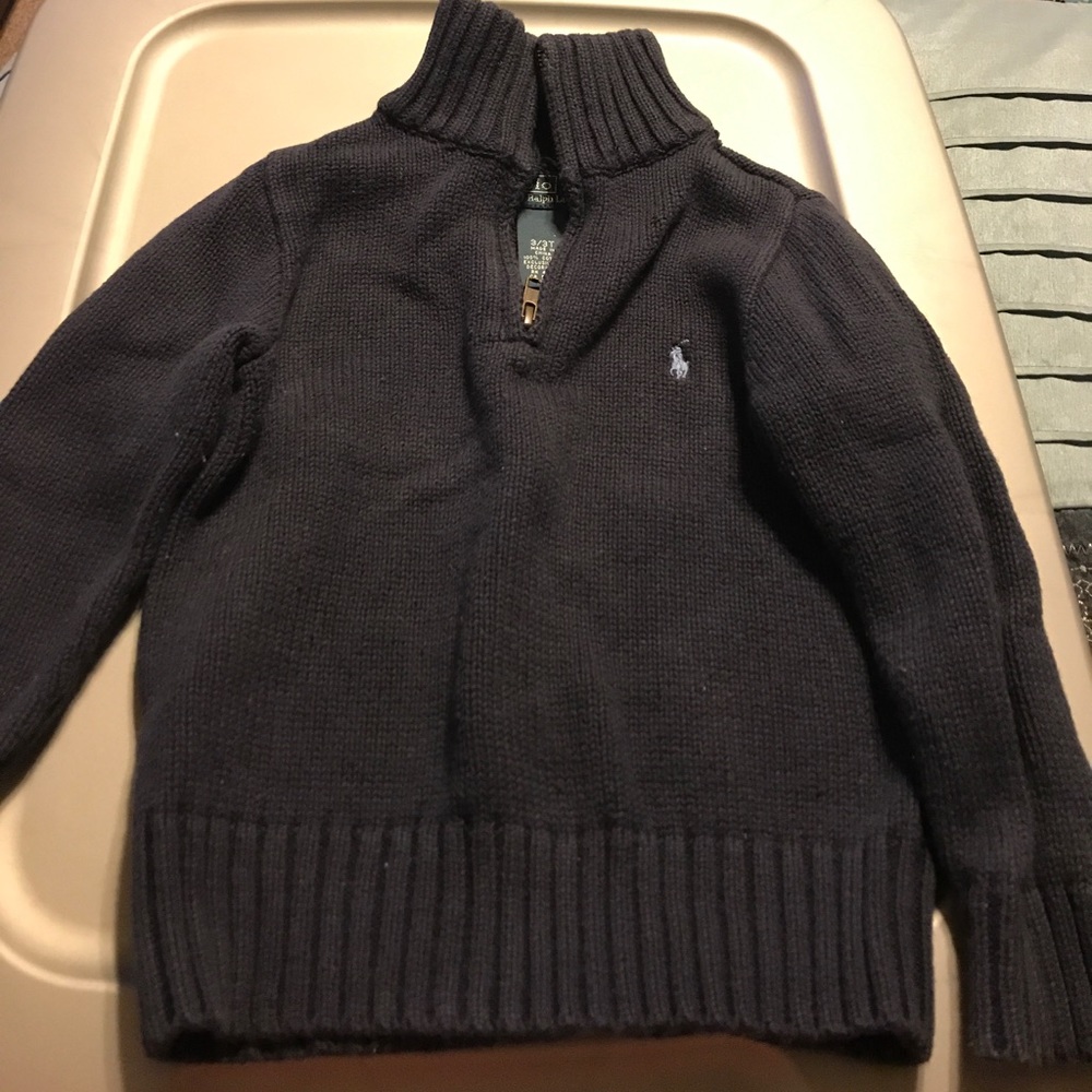 Blue Ralph Lauren polo boys sweater