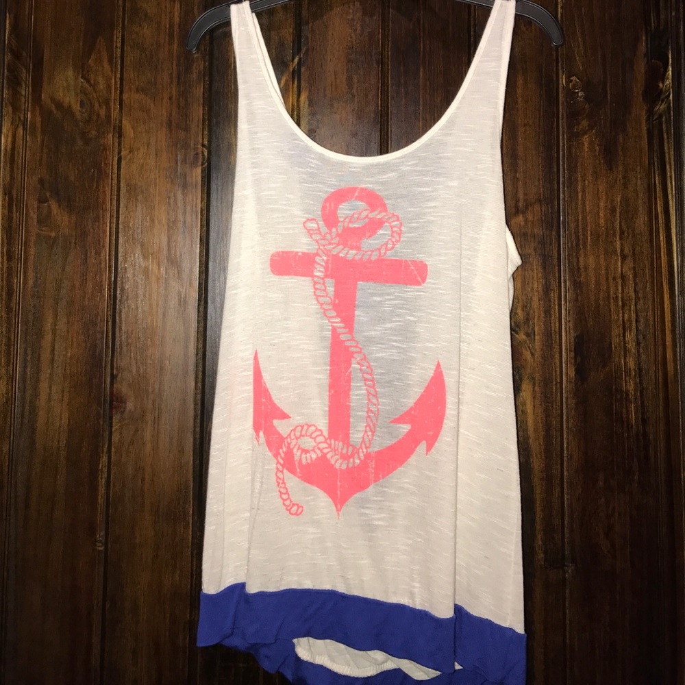 Open Back Anchor Tank
