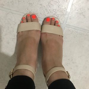 Nine West Nude Sandal