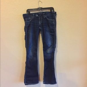Silver brand dark wash denim jeans
