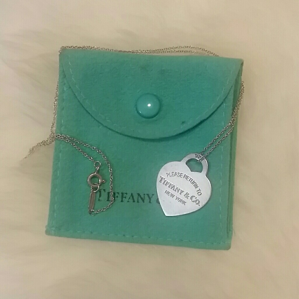 Tiffany & Co heart necklace 925 sterling silver