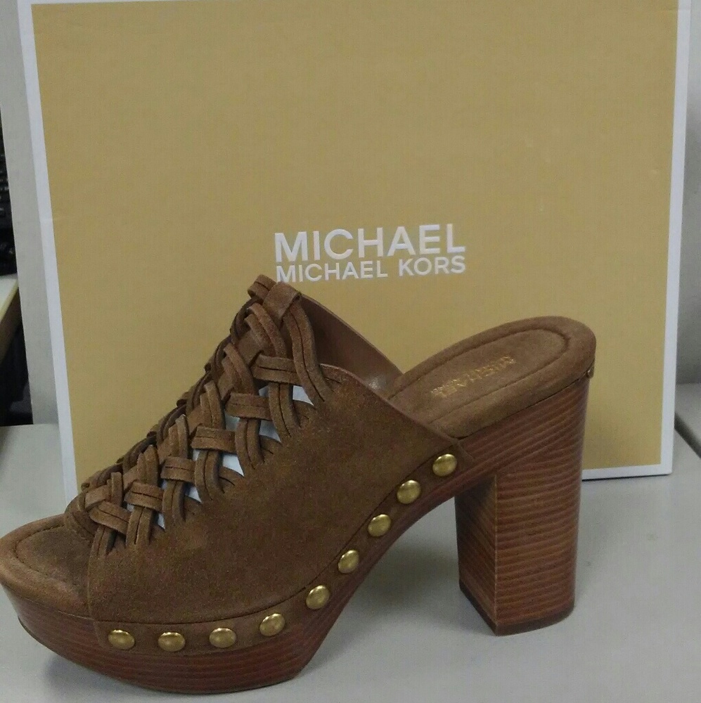 (24 Hour Sale) Brand New Michael Kors Suede Mules
