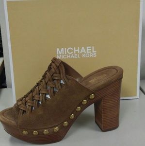 (24 Hour Sale) Brand New Michael Kors Suede Mules