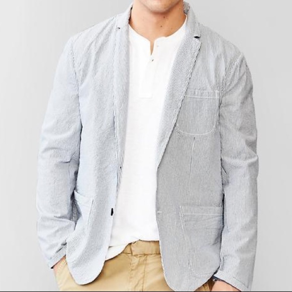GAP Seersucker Blazer