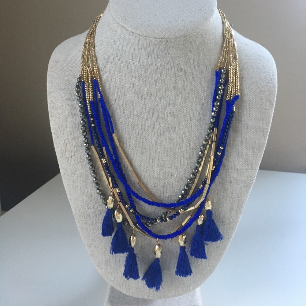 Stella & Dot Tulum Tassel Necklace