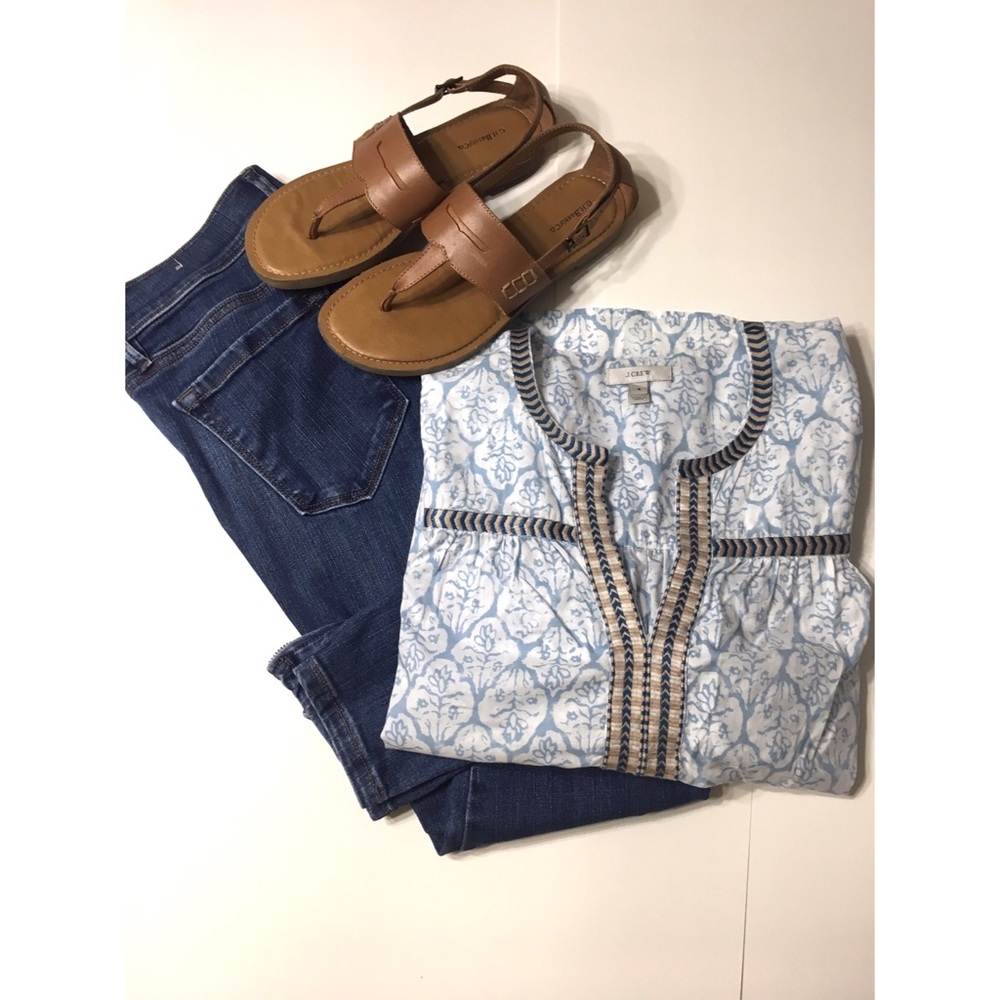 JCREW peasant top