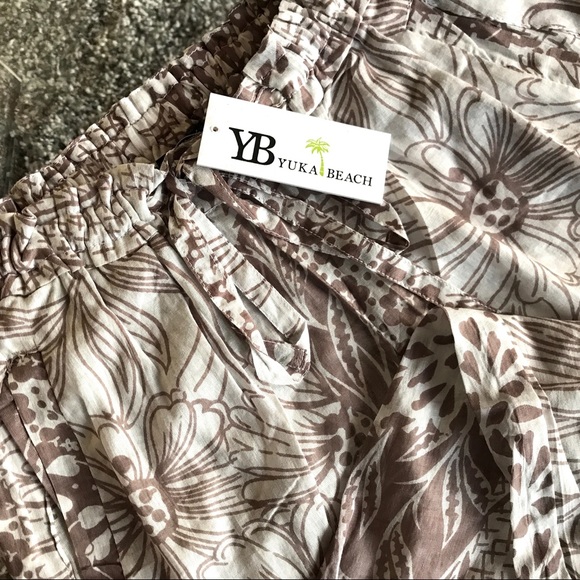 🆕 NWT Yuka Beach Pant w/Drawstring-Elastic Waist - Picture 2 of 2