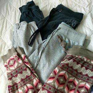 3 Aeropostale Crop Loungers