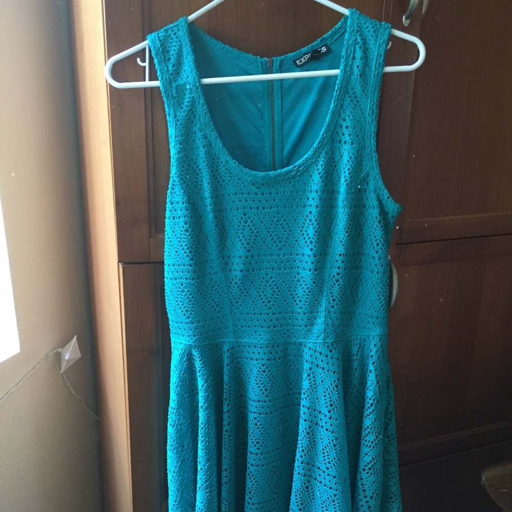 EXPRESS Turquoise Dress